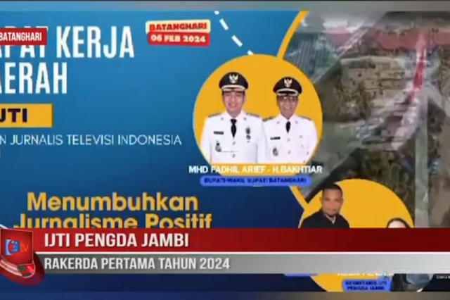 IJTI PENGDA JAMBI RAKERDA PERTAMA TAHUN 2024