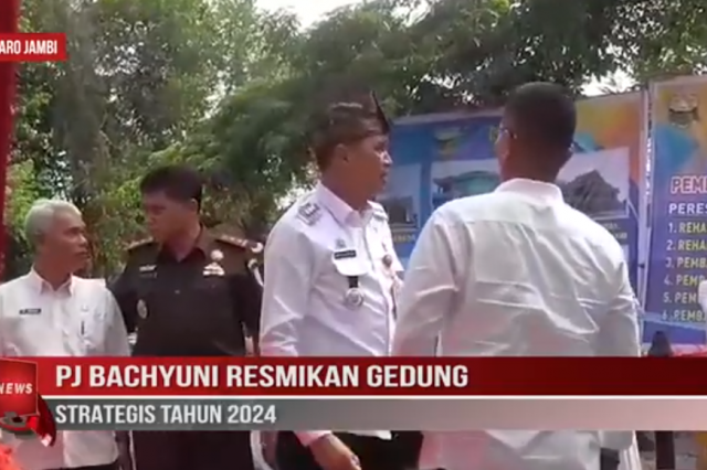 PJ BACHYUNI RESMIKAN GEDUNG STRATEGIS TAHUN 2024