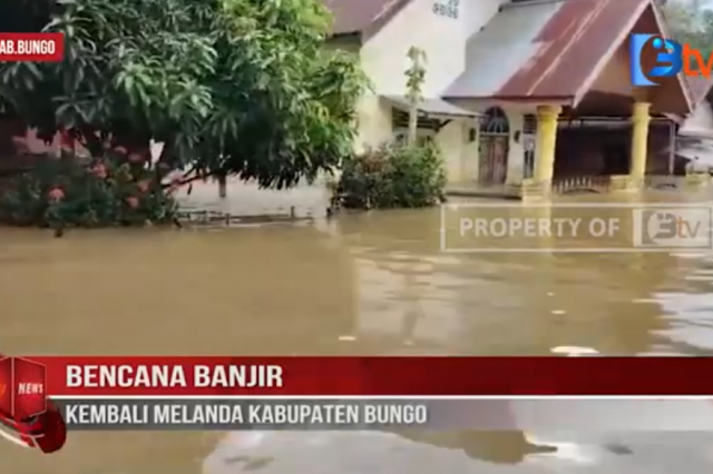 BENCANA BANJIR KEMBALI MELANDA KABUPATEN BUNGO