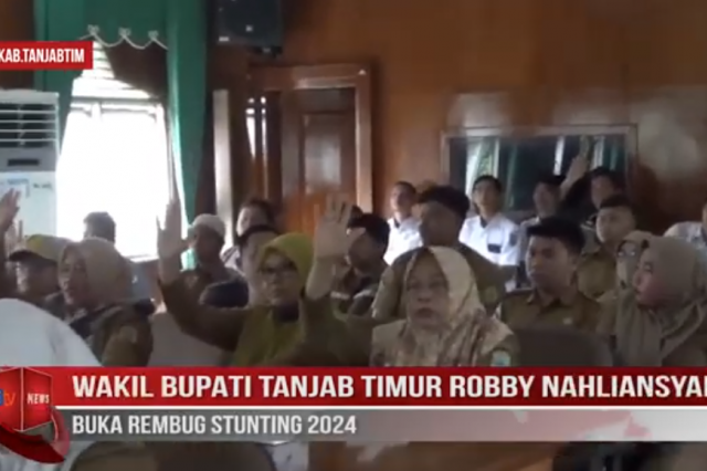 WAKIL BUPATI TANJAB TIMUR ROBBY NAHLIANSYAH BUKA REMBUG STUNTING 2024