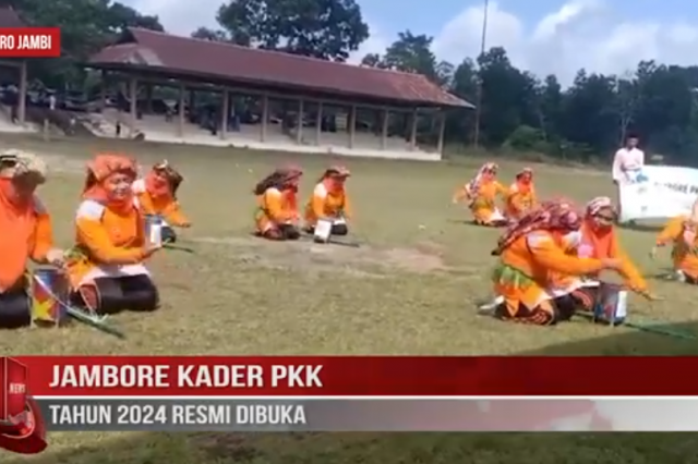 JAMBORE KADER PKK TAHUN 2024 RESMI DIBUKA