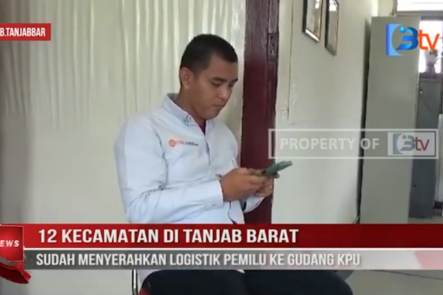 12 KECAMATAN DI TANJAB BARAT SUDAH MENYERAHKAN LOGISTIK PEMILU KE GUDANG KPU