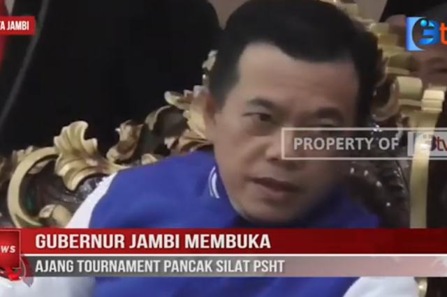 GUBERNUR JAMBI MEMBUKA AJANG TOURNAMENT PANCAK SILAT PSHT