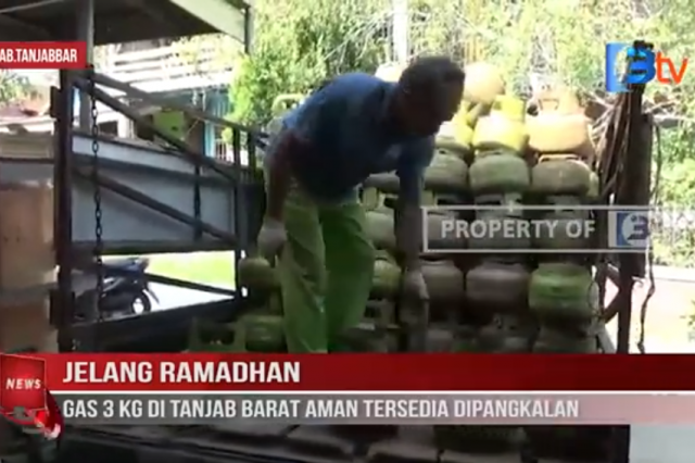 JELANG RAMADHAN, GAS 3 KG DI TANJAB BARAT AMAN TERSEDIA DIPANGKALAN