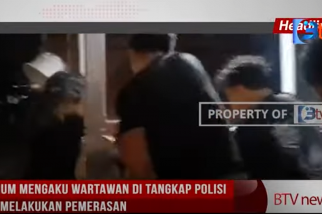 DUA OKNUM MENGAKU WARTAWAN DI TANGKAP POLISI KARENA MELAKUKAN PEMERASAN