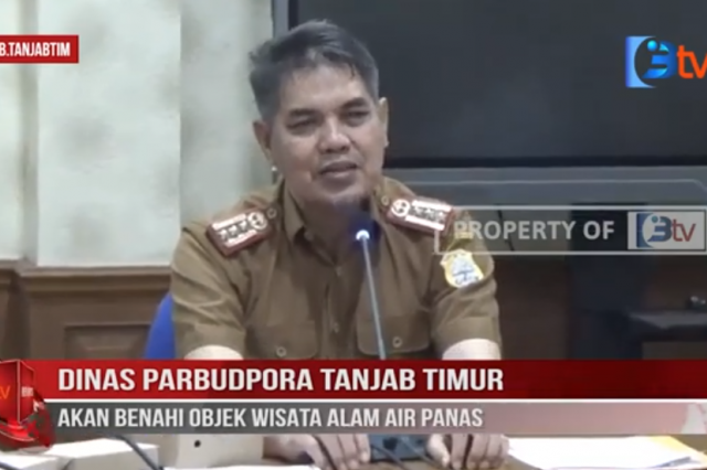 DINAS PARBUDPORA TANJAB TIMUR AKAN BENAHI OBJEK WISATA ALAM AIR PANAS