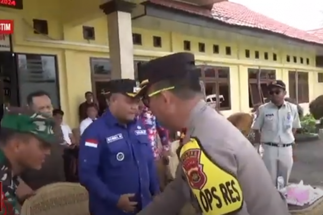 POLRES TANJAB TIMUR GELAR APEL GABUNGAN OPS KESELAMATAN TAHUN 2024