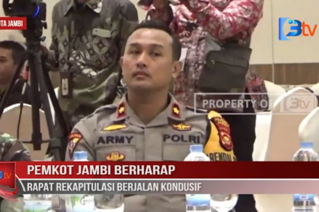 PEMKOT JAMBI BERHARAP RAPAT REKAPITULASI BERJALAN KONDUSIF