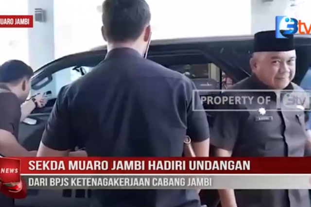 SEKDA MUARO JAMBI HADIRI UNDANGAN DARI BPJS KETENAGAKERJAAN CABANG JAMBI