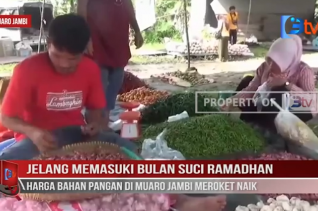 JELANG MEMASUKI BULAN SUCI RAMADHAN, HARGA BAHAN PANGAN DI MUARO JAMBI MEROKET NAIK