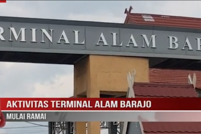 AKTIVITAS TERMINAL ALAM BARAJO MULAI RAMAI