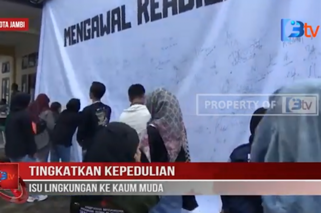 TINGKATKAN KEPEDULIAN ISU LINGKUNGAN KE KAUM MUDA