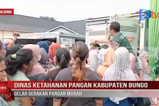 DINAS KETAHANAN PANGAN KABUPATEN BUNGO GELAR GERAKAN PANGAN MURAH