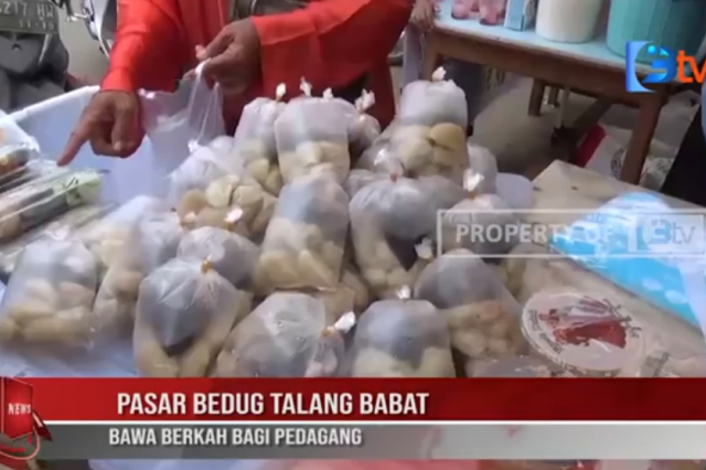 PASAR BEDUG TALANG BABAT BAWA BERKAH BAGI PEDAGANG