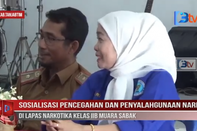 SOSIALISASI PENCEGAHAN DAN PENYALAHGUNAAN NARKOBA DI LAPAS NARKOTIKA KELAS IIB MUARA SABAK