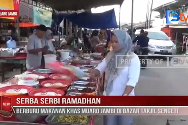 SERBA SERBI RAMADHAN, BERBURU MAKANAN KHAS MUARO JAMBI DI BAZAR TAKJIL SENGETI