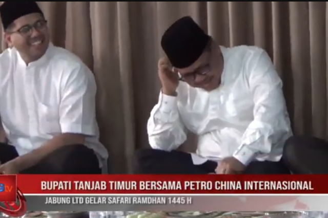 BUPATI TANJAB TIMUR BERSAMA PETRO CHINA INTERNASIONAL JABUNG LTD GELAR SAFARI RAMDHAN 1445 H