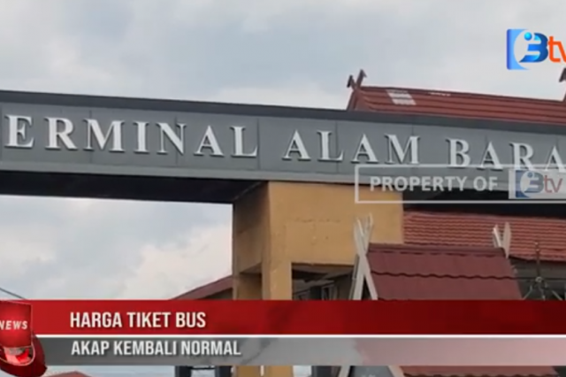 HARGA TIKET BUS AKAP KEMBALI NORMAL