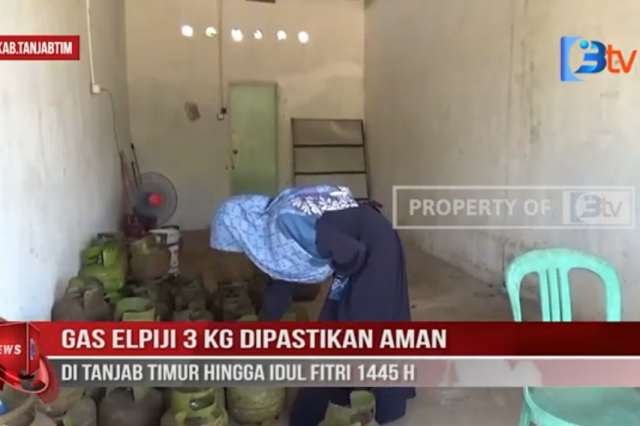 GAS ELPIJI 3 KG DIPASTIKAN AMAN DI TANJAB TIMUR HINGGA IDUL FITRI 1445 H