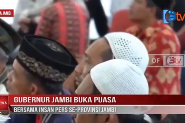 GUBERNUR JAMBI BUKA PUASA BERSAMA INSAN PERS SE PROVINSI JAMBI