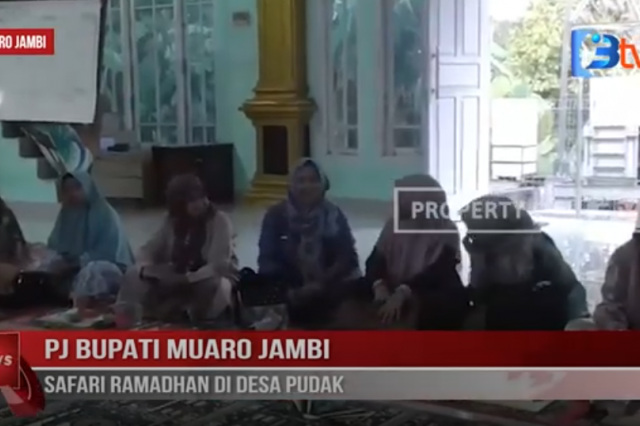 PJ BUPATI MUARO JAMBI SAFARI RAMADHAN DI DESA PUDAK