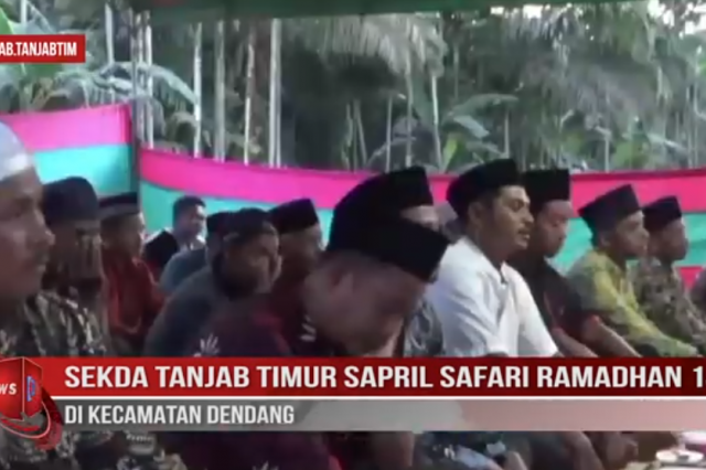 SEKDA TANJAB TIMUR SAPRIL SAFARI RAMADHAN 1445 H DI KECAMATAN DENDANG