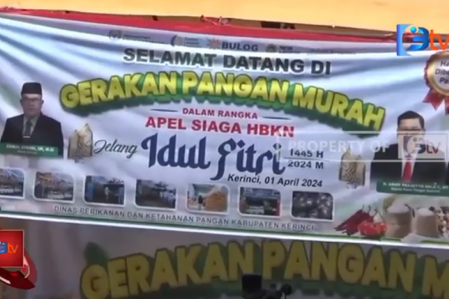 PEMKAB KERINCI GELAR GERAKAN PANGAN MURAH