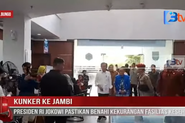 KUNKER KE JAMBI, PRESIDEN RI JOKOWI PASTIKAN BENAHI KEKURANGAN FASILTAS KESEHATAN