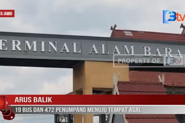 ARUS BALIK, 19 BUS DAN 472 PENUMPANG MENUJU TEMPAT ASAL