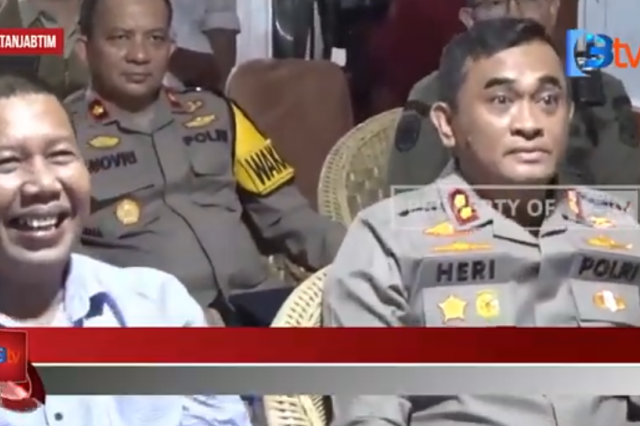 BUPATI TANJAB TIMUR BERSAMA KAPOLRES DAN FORKOPIMDA IKUTI VICON DENGAN KAPOLDA JAMBI