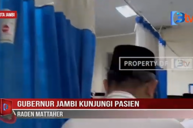 GUBERNUR JAMBI KUNJUNGI PASIEN RADEN MATTAHER