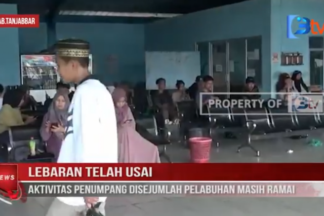 LEBARAN TELAH USAI, AKTIVITAS PENUMPANG DISEJUMLAH PELABUHAN MASIH RAMAI