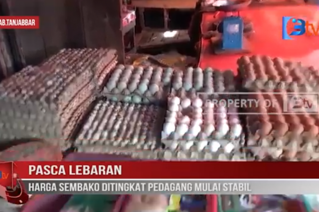 PASCA LEBARAN, HARGA SEMBAKO DITINGKAT PEDAGANG MULAI STABIL