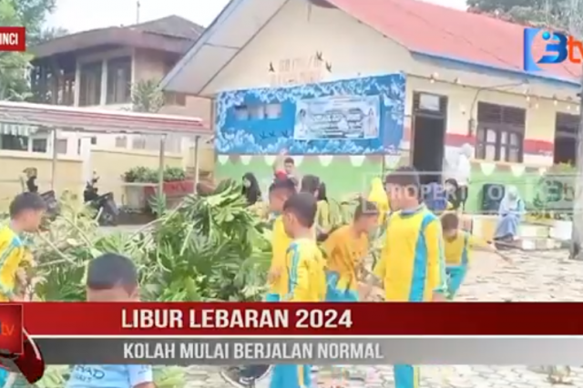 PASCA LIBUR LEBARAN 2024, KBM DI SEKOLAH MULAI BERJALAN NORMAL