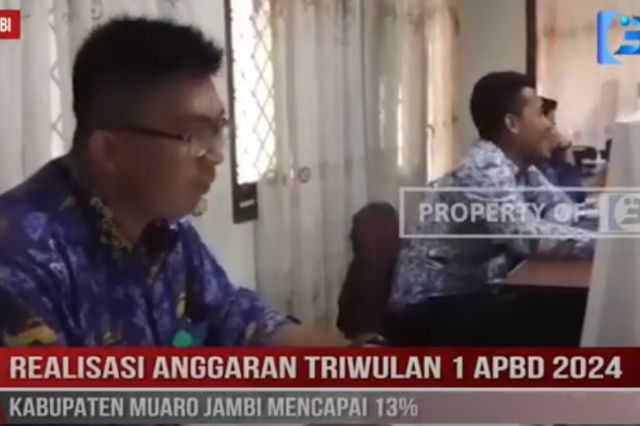 REALISASI ANGGARAN TRIWULAN 1 APBD 2024 KABUPATEN MUARO JAMBI MENCAPAI 13%