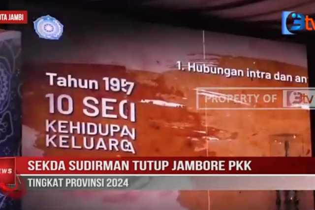 SEKDA SUDIRMAN TUTUP JAMBORE PKK TINGKAT PROVINSI 2024