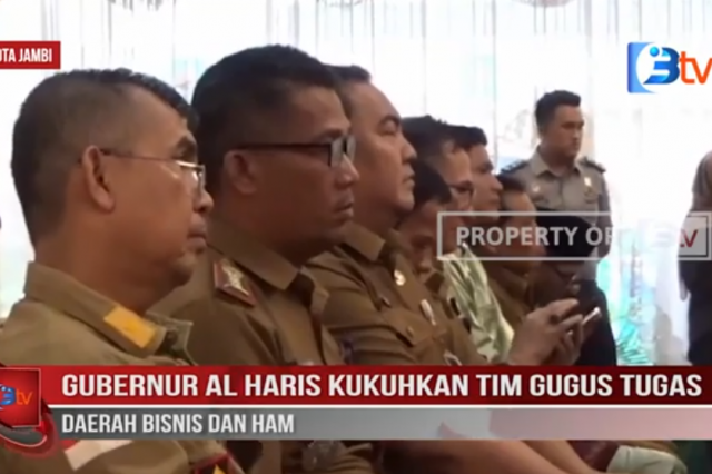 GUBERNUR AL HARIS KUKUHKAN TIM GUGUS TUGAS DAERAH BISNIS DAN HAM