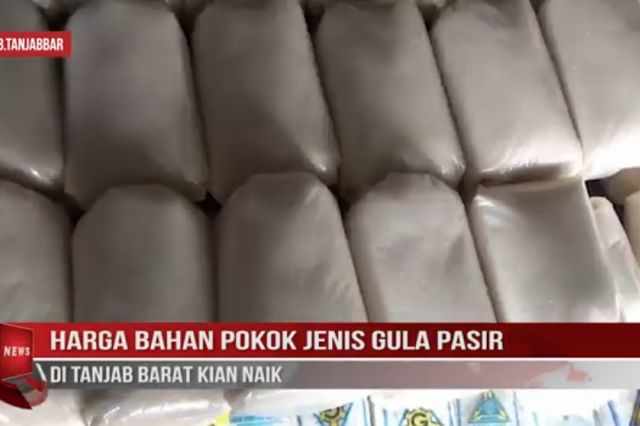 HARGA BAHAN POKOK JENIS GULA PASIR DI TANJAB BARAT KIAN NAIK