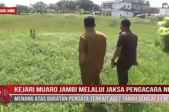 KEJARI MUARO JAMBI MENANG ATAS GUGATAN PERDATA TERKAIT ASET TANAH SENILAI 11 M