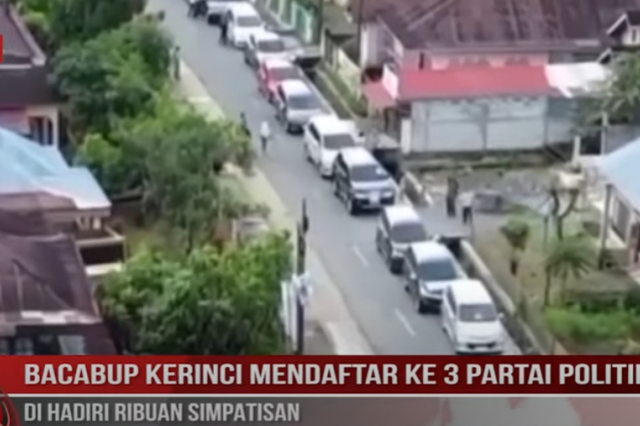 BACABUP KERINCI MENDAFTAR KE 3 PARTAI POLITIK DI HADIRI RIBUAN SIMPATISAN