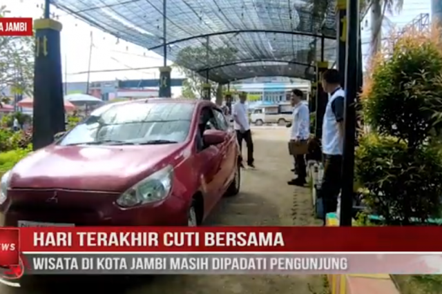 HARI TERAKHIR CUTI BERSAMA, WISATA DI KOTA JAMBI MASIH DIPADATI PENGUNJUNG