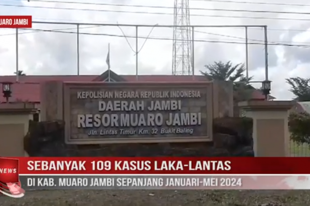 SEBANYAK 109 KASUS LAKA LANTAS DI KAB MUARO JAMBI SEPANJANG JANUARI MEI 2024