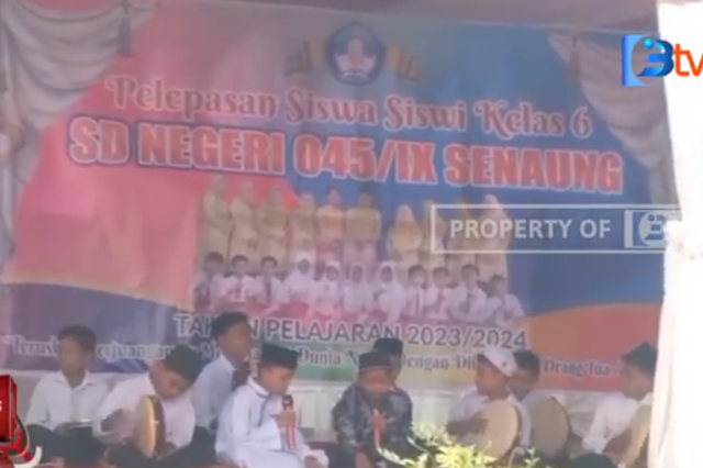 PELEPASAN SISWA SISWI KELAS 6 SD NEGERI 045 IX SENAUNG TAHUN AJARAN 2023 2024