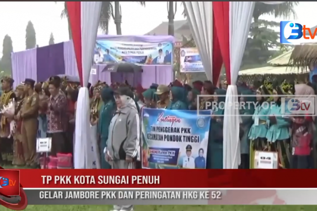 TP PKK KOTA SUNGAI PENUH GELAR JAMBORE PKK DAN PERINGATAN HKG KE 52