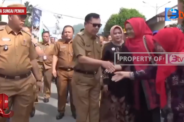 PEMKOT SUNGAI PENUH HIBAHKAN ASET BERUPA 1 UNIT BANGUNAN GEDUNG KE PEMDES PONDOK AGUNG