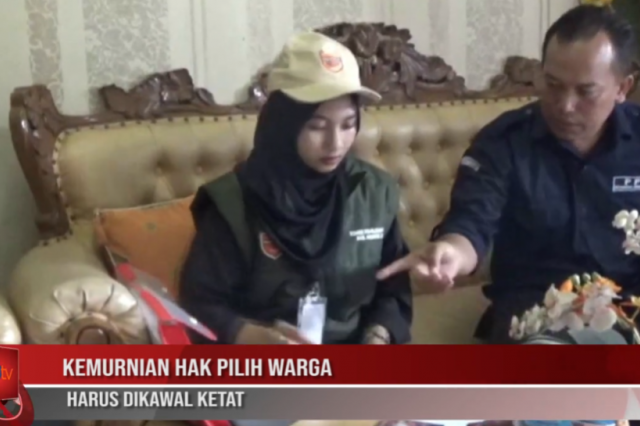 KEMURNIAN HAK PILIH WARGA HARUS DIKAWAL KETAT