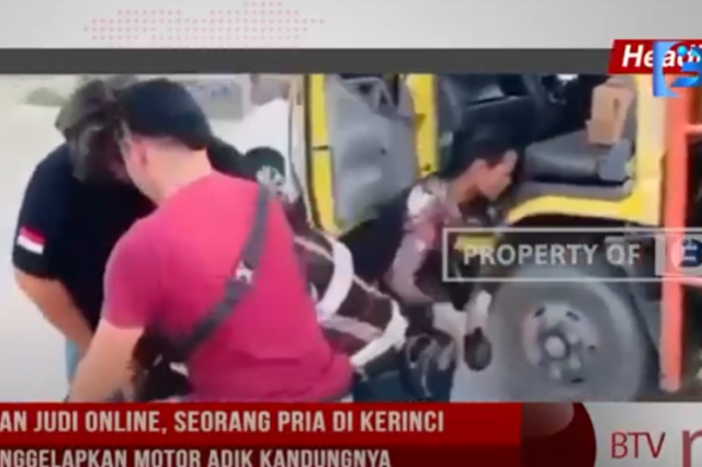 KECANDUAN JUDI ONLINE, SEORANG PRIA DI KERINCI NEKAT MENGGELAPKAN MOTOR ADIK KANDUNGNYA