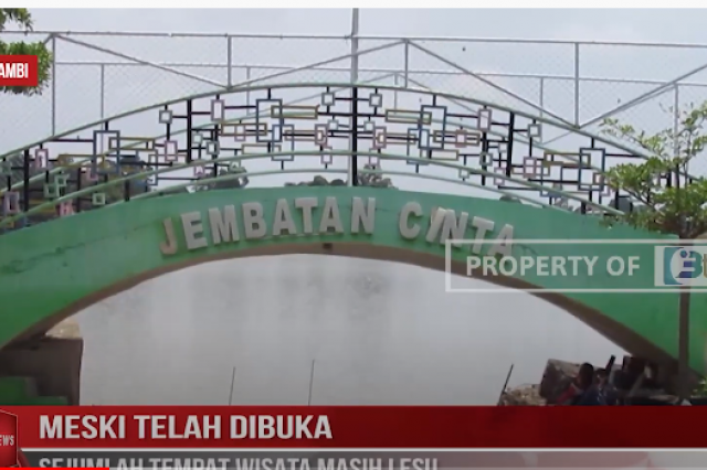 MESKI TELAH DIBUKA SEJUMLAH TEMPAT WISATA MASIH LESU