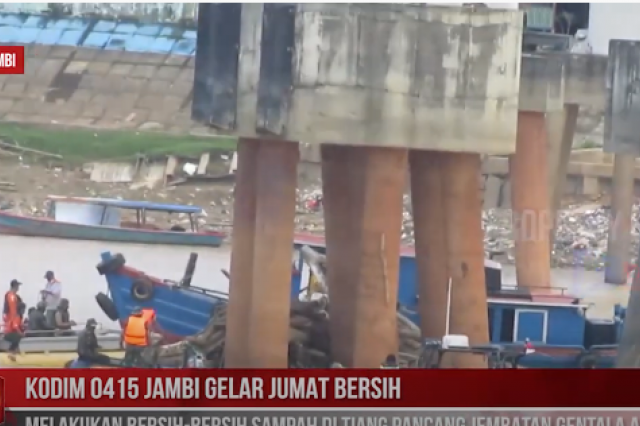 Kodim 0415 Jambi Gelar Jum'at Bersih