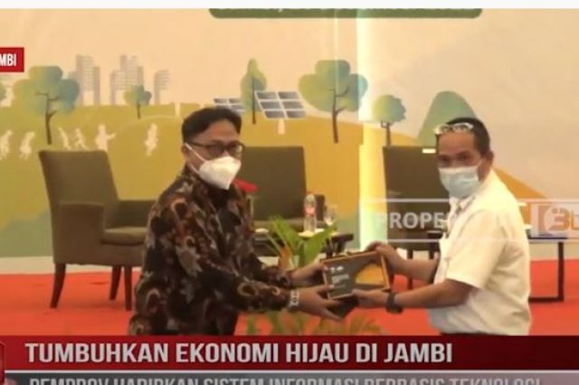 TUMBUHKAN EKONOMI HIJAU DI JAMBI PEMPROV HADIRKAN SISTEM INFORMASI BERBASIS TEKNOLOGI